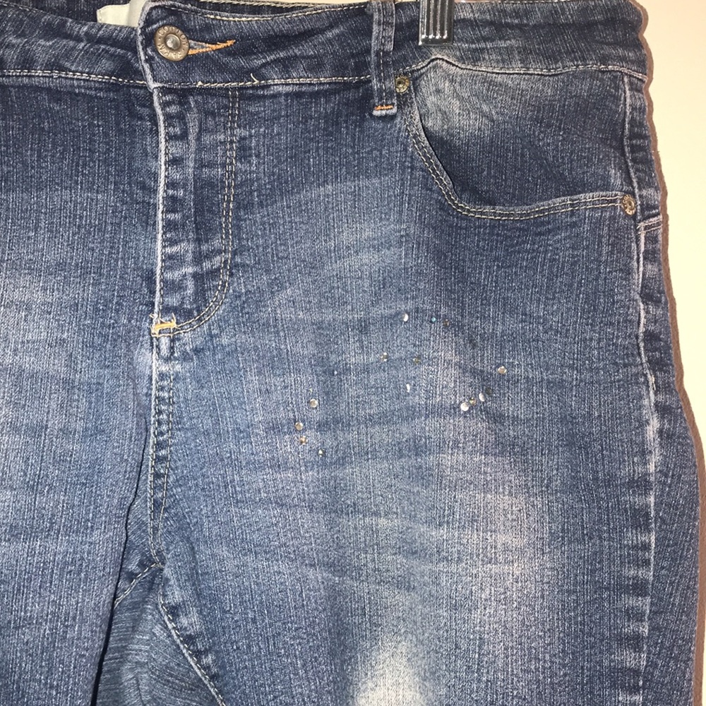 COTTON FARM Jeans Capris SIZE 14 - Picture 2 of 6